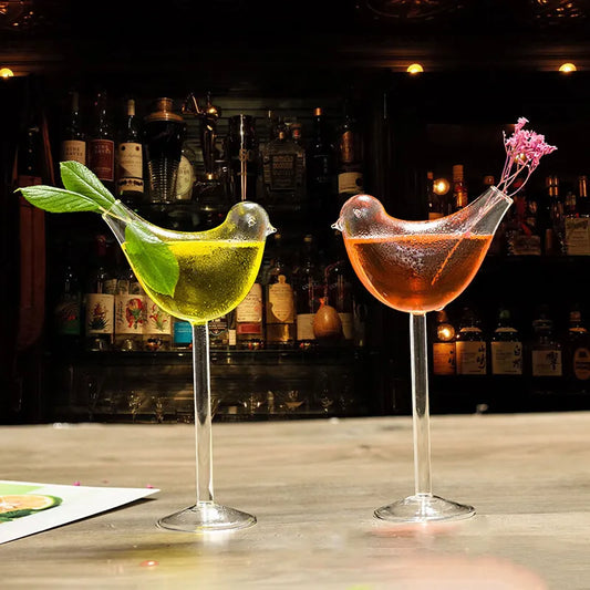 Bird Cocktail Glass